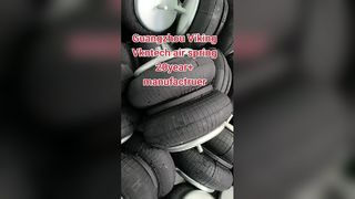 Извилистая пневматическая пружина после испытания на герметичность