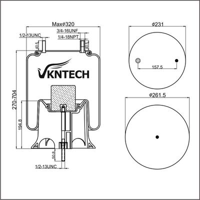 ПНЕВМОПОДУШКА WATSON&CHALIN AS-0057 ТРЕУГОЛЬНАЯ 8448 6373 Contitech 9 10-21 P 448 Firestone W01-358-9370 1T15M-11 Goodyear 1R12-440 1R12-503 ЗАМЕНА НА VKNTECH 1K9370