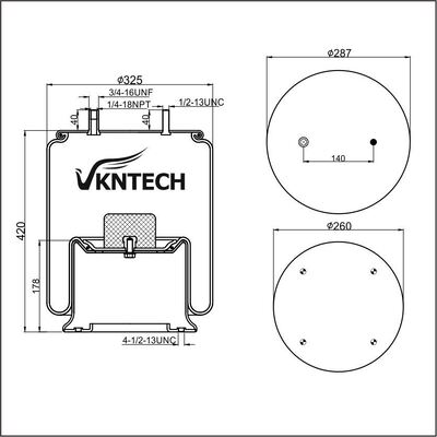 ПНЕВМОПОДУШКА ПОЛУПРИЦЕПА Contitech 4811N03 11 10.5-21 A 313 Firestone W01-358-8792 W01-358-9122 1T19L-11/F-11 Goodyear 1R13-038 1R13-048 1R14-045 Taurus KR622-9122 заменен на VKNTECH 1K9122