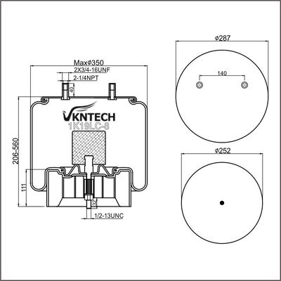 РЕЙЛЕР АЕР СПРИНГ ХЕНДРИКСОН S-237484 Contitech 11 10.5B-18 P 743 Firestone W01-358-8093 замененный VKNTECH 1K8093